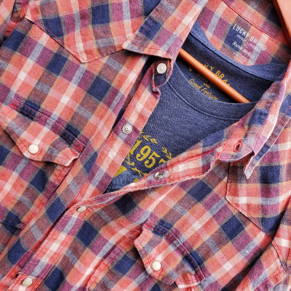Curated X-Large Lucky Brand Shirt Set